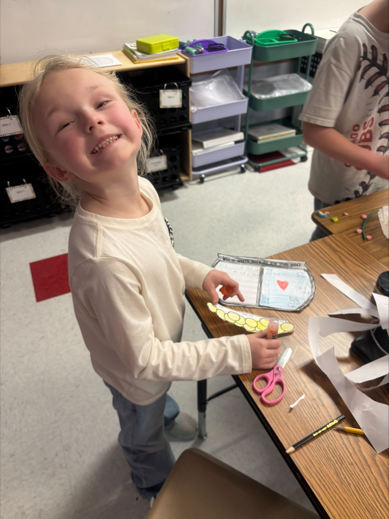 a 2nd grader and her lucky charms and graphs 