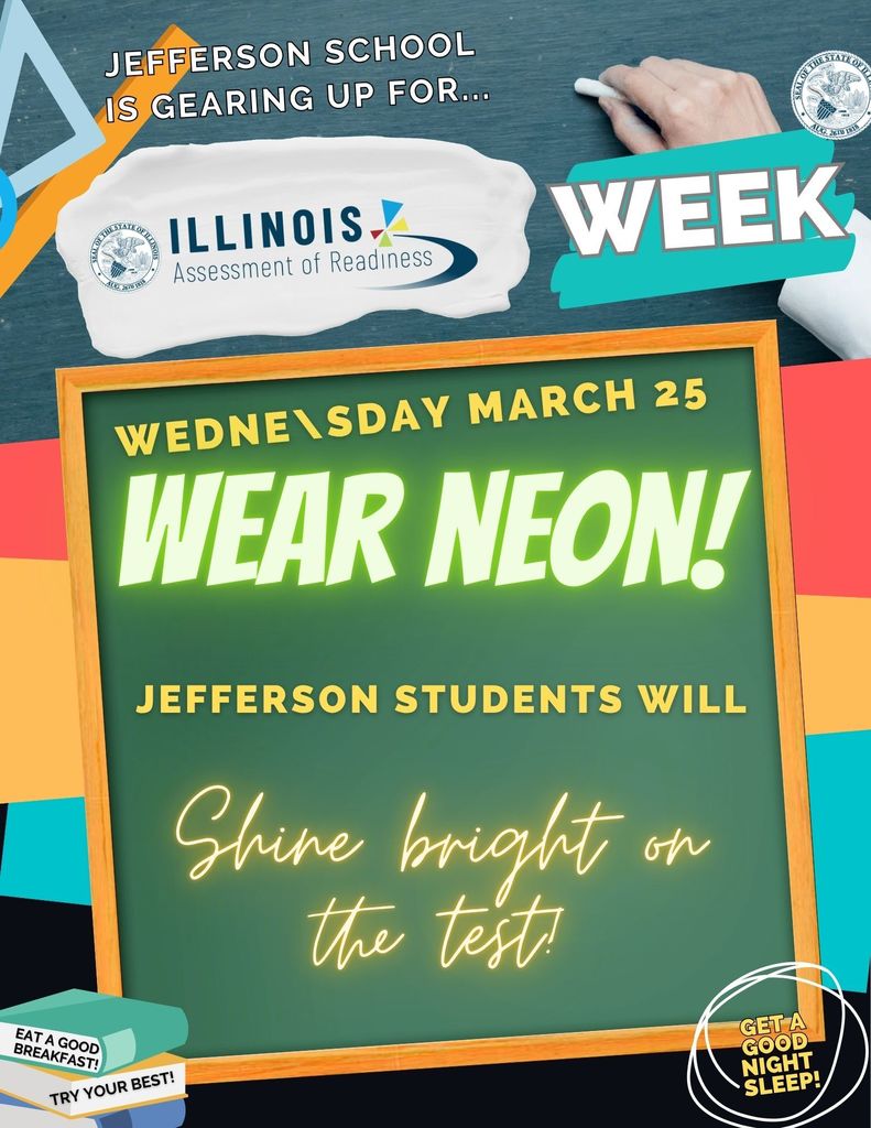 Wear neon on Wednesday, March 25th!