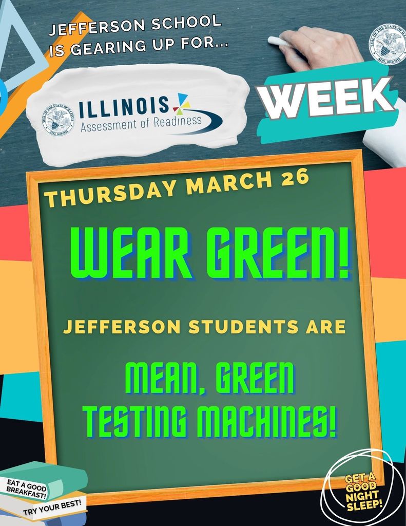 Wear green on Thursday, March 26th