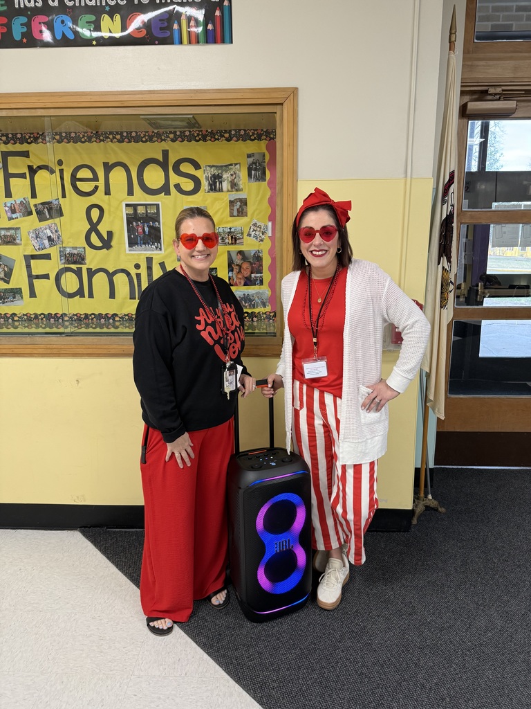 Mrs. Thorpe and Mrs. Full ready to rock IAR