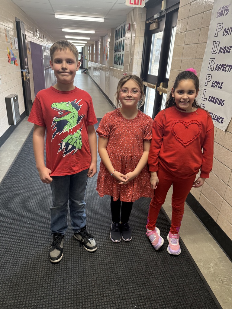 Mrs. Engelkes's class in red