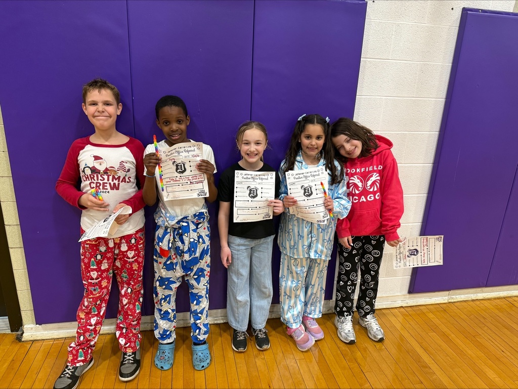 3rd grade students with Positive Office Referrals and prizes!