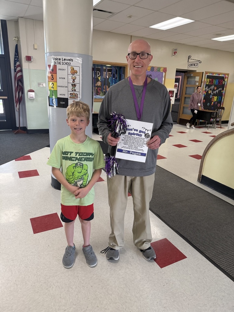 Mr. Payne with the spirit stick and his certificate 