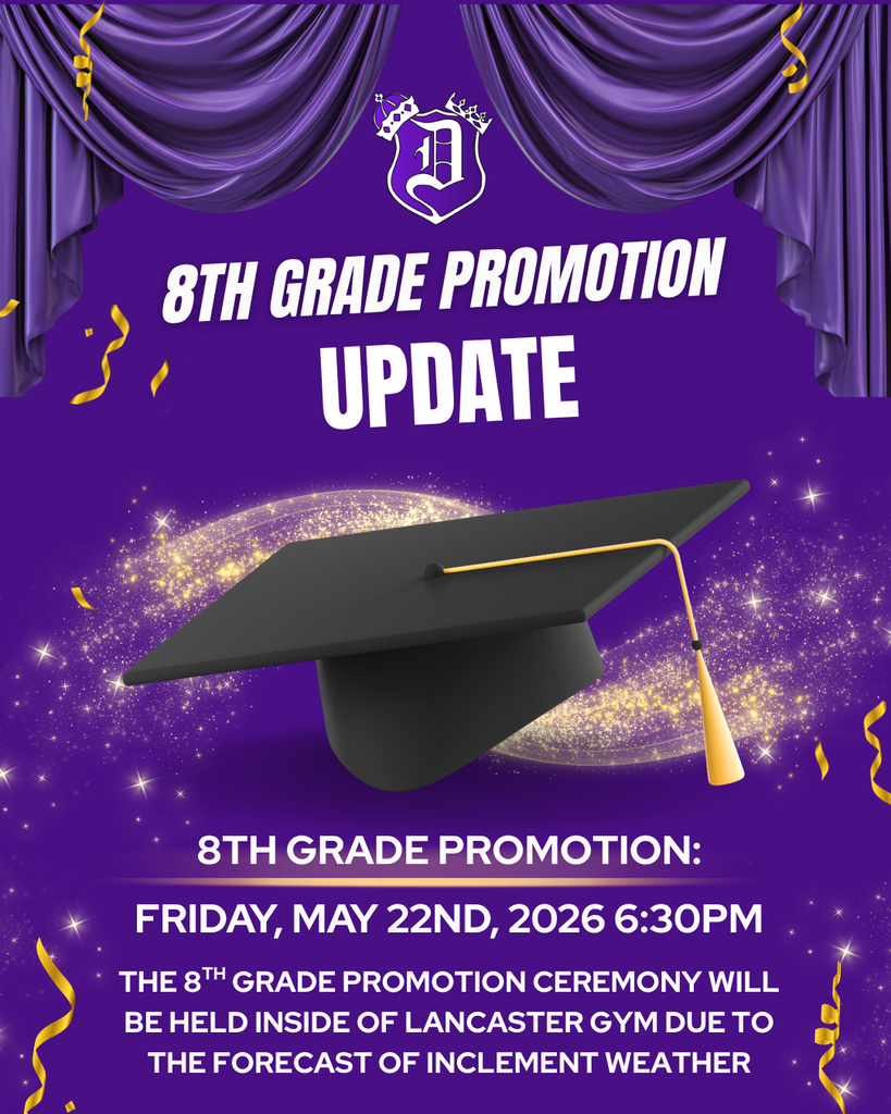 8th grade promotion ceremony graphic