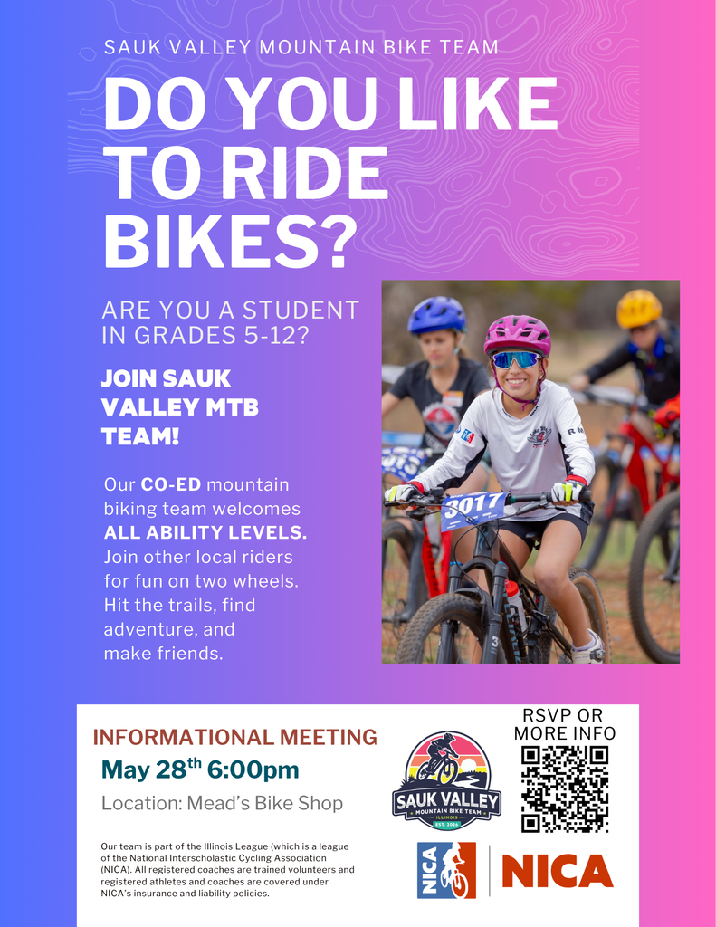 sauk valley mountain bike team graphic