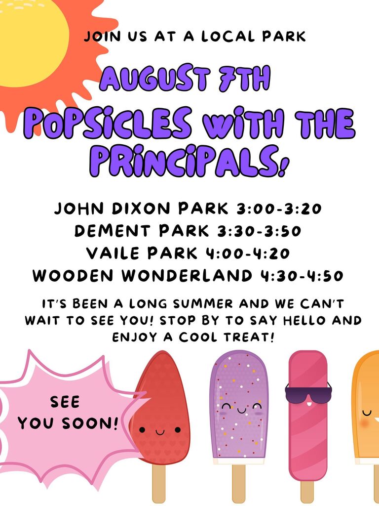 popsicle with the principal flyer 