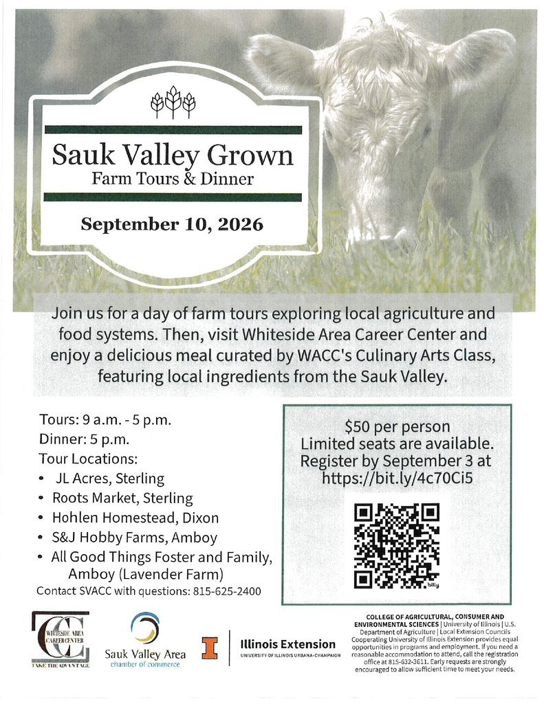 SVG Farm Tours & Dinner flyer