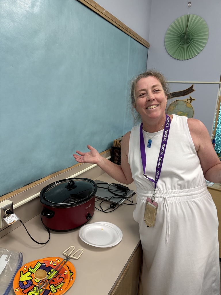 Mrs. Conderman with pancakes