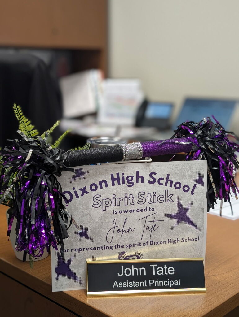 Mr Tate Spirit Stick Award winner 