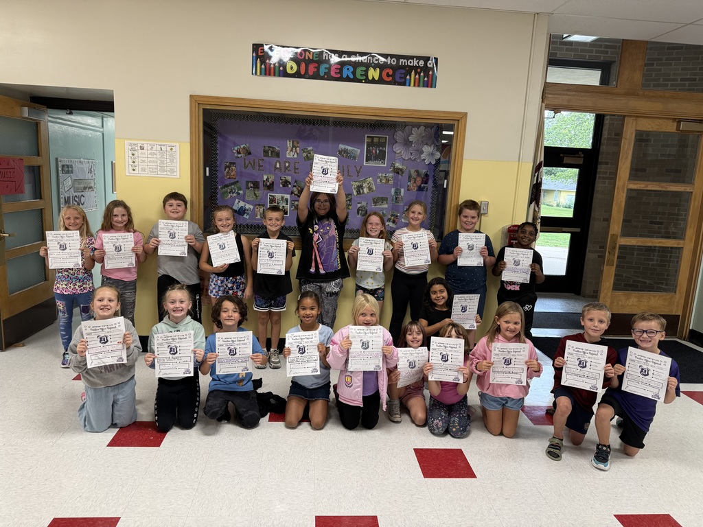 positive office referral recipients with their certificates