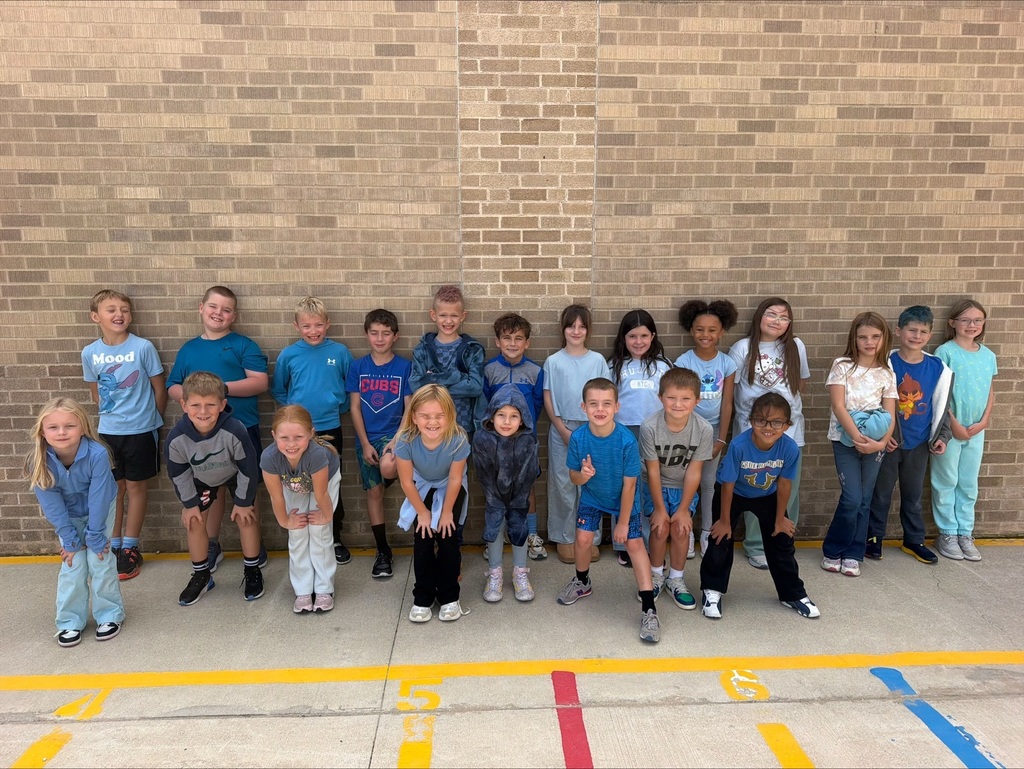 Mrs, Kuehls class in blue