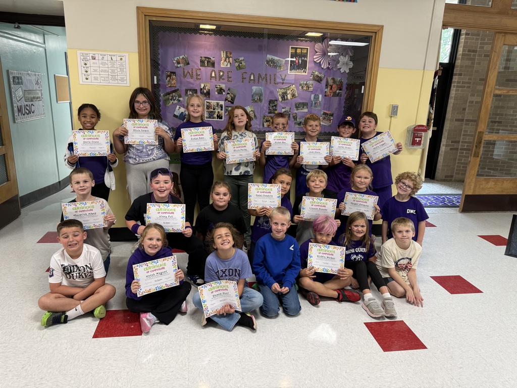 Composure award winners with certificates