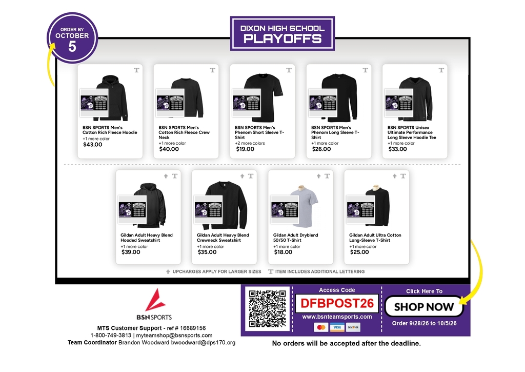 playoff football flyer
