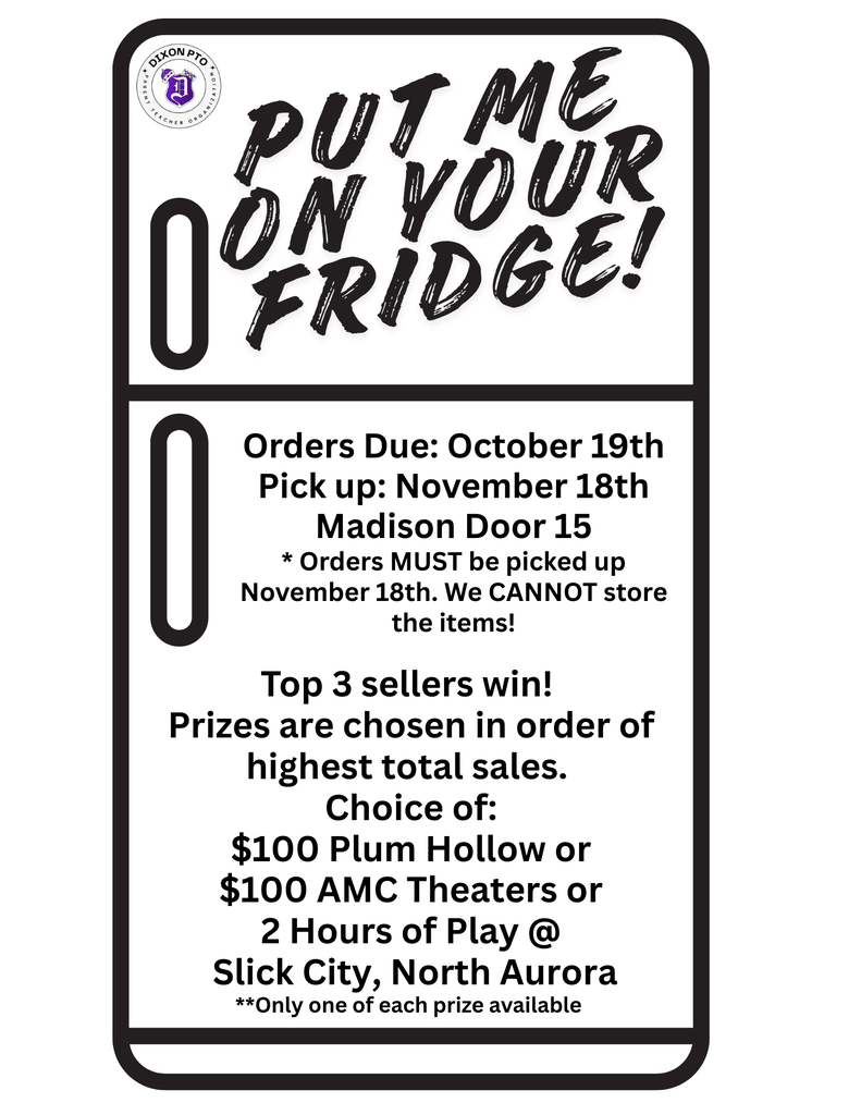 Dixon PTO Fall Fundraiser graphic
