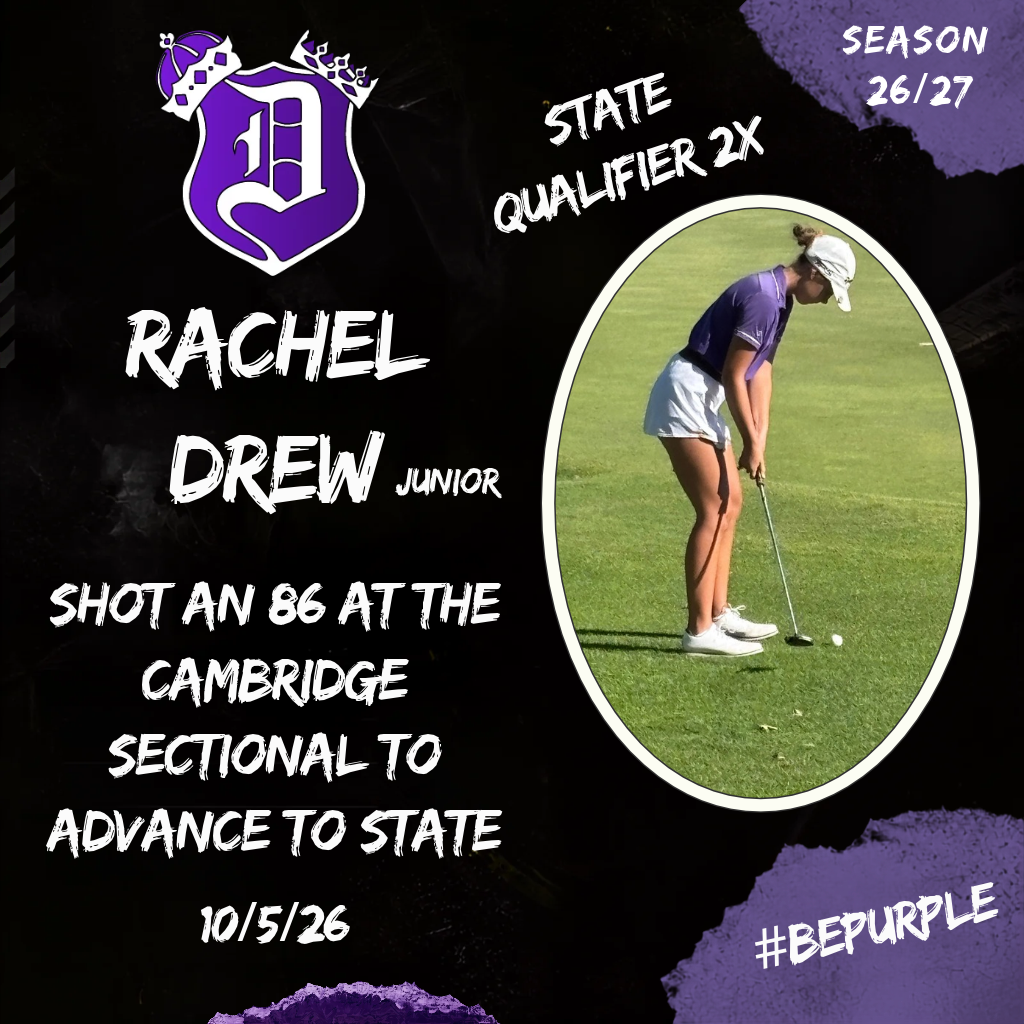 Rachel Drew State Qualifier hitting a put
