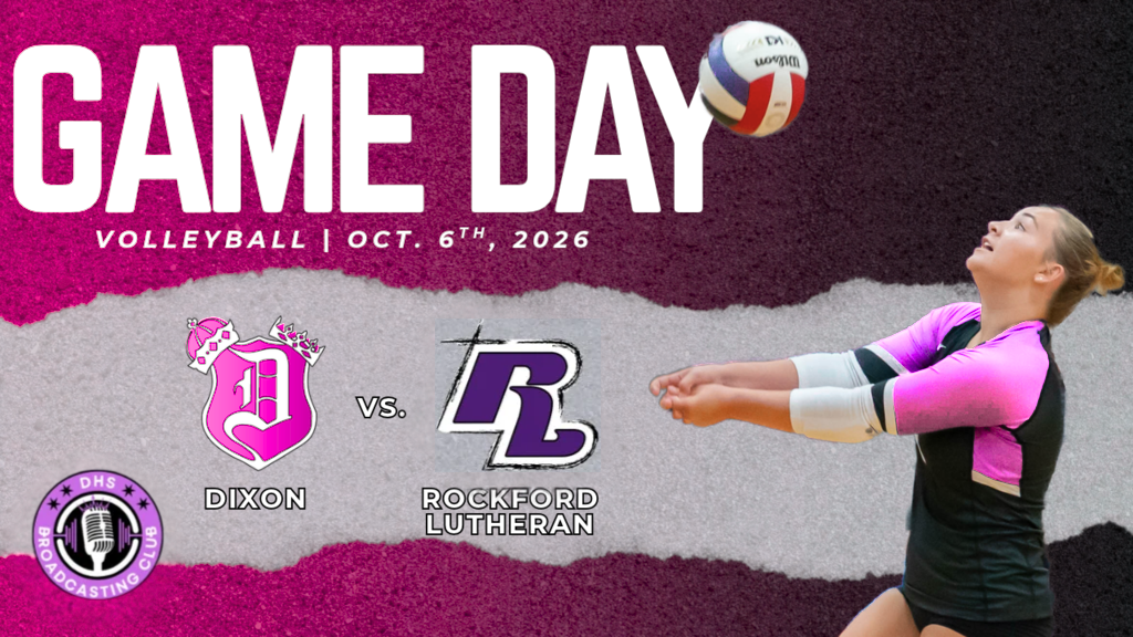 pinkout night graphic with Abby Hicks returning vball