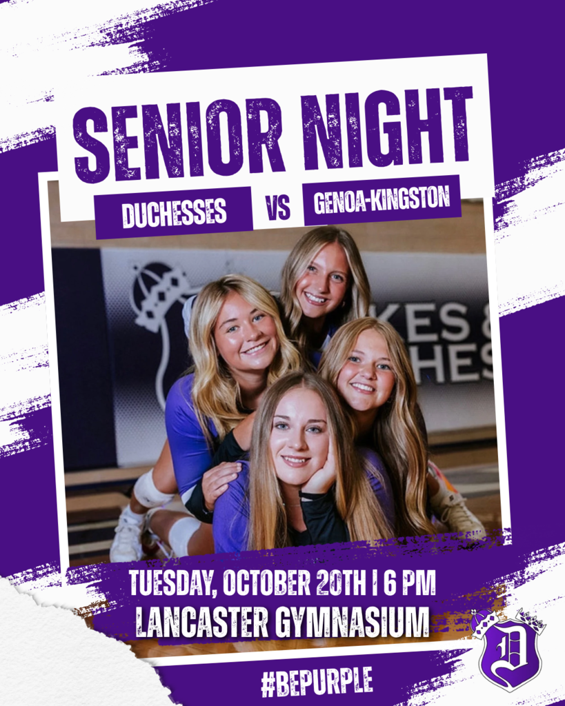 senior night pose