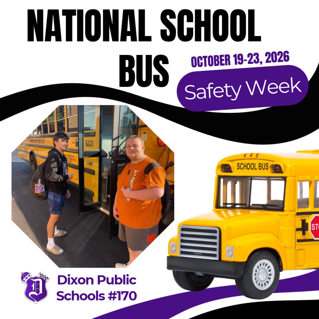 school bus safety week graphic
