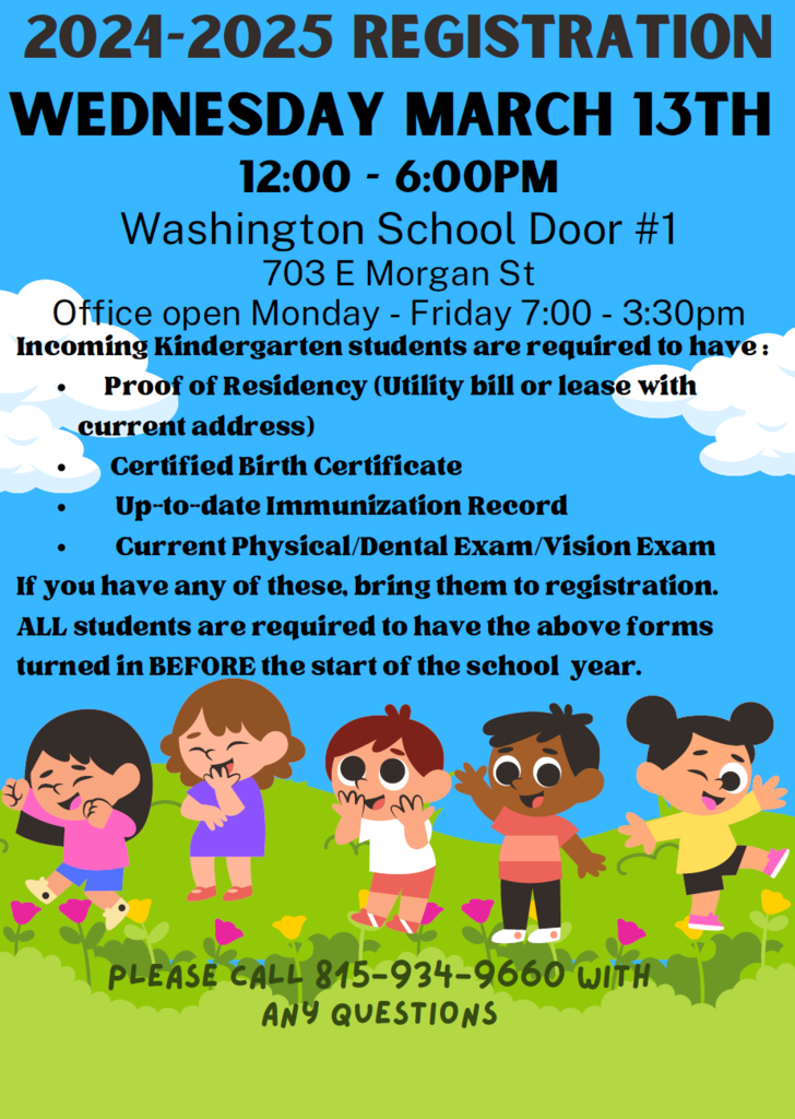 Kindergarten Registration Flyer