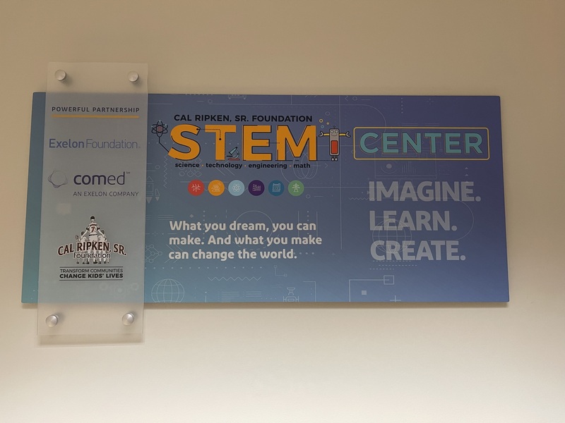 stem lab sign