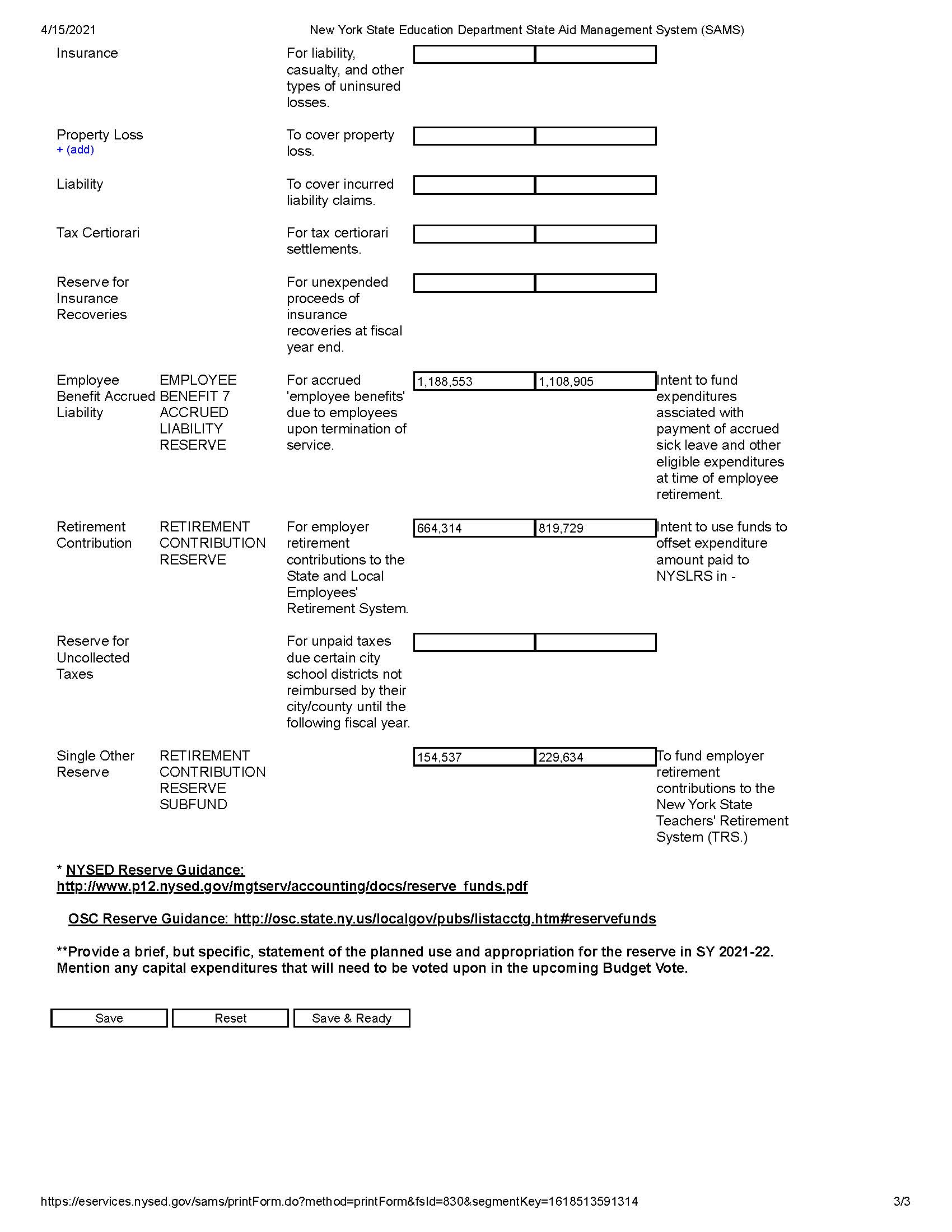 Documents Cassadaga Valley Central School District