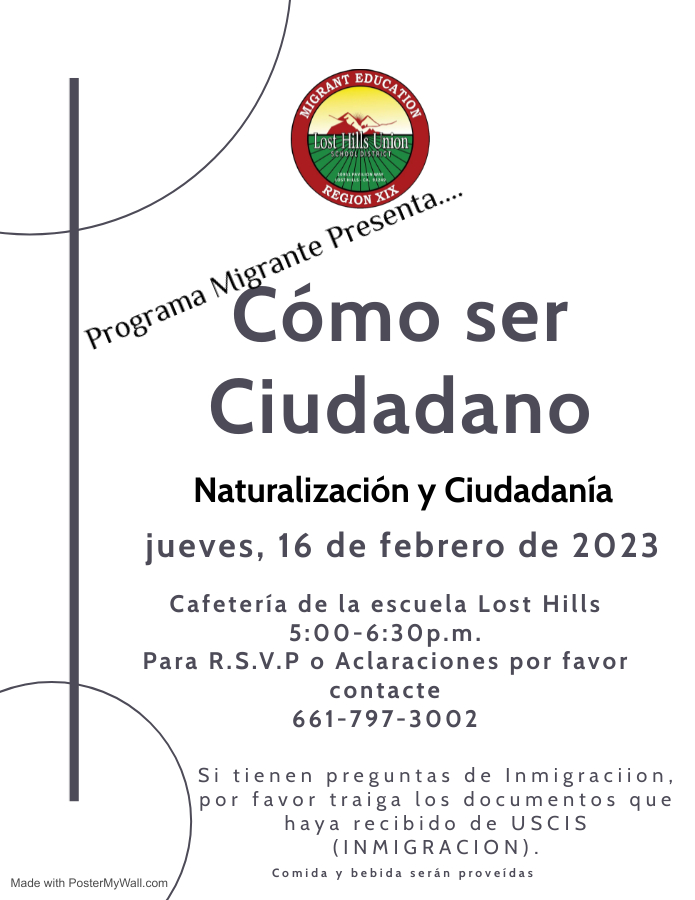 Documents Lost Hills Union School District