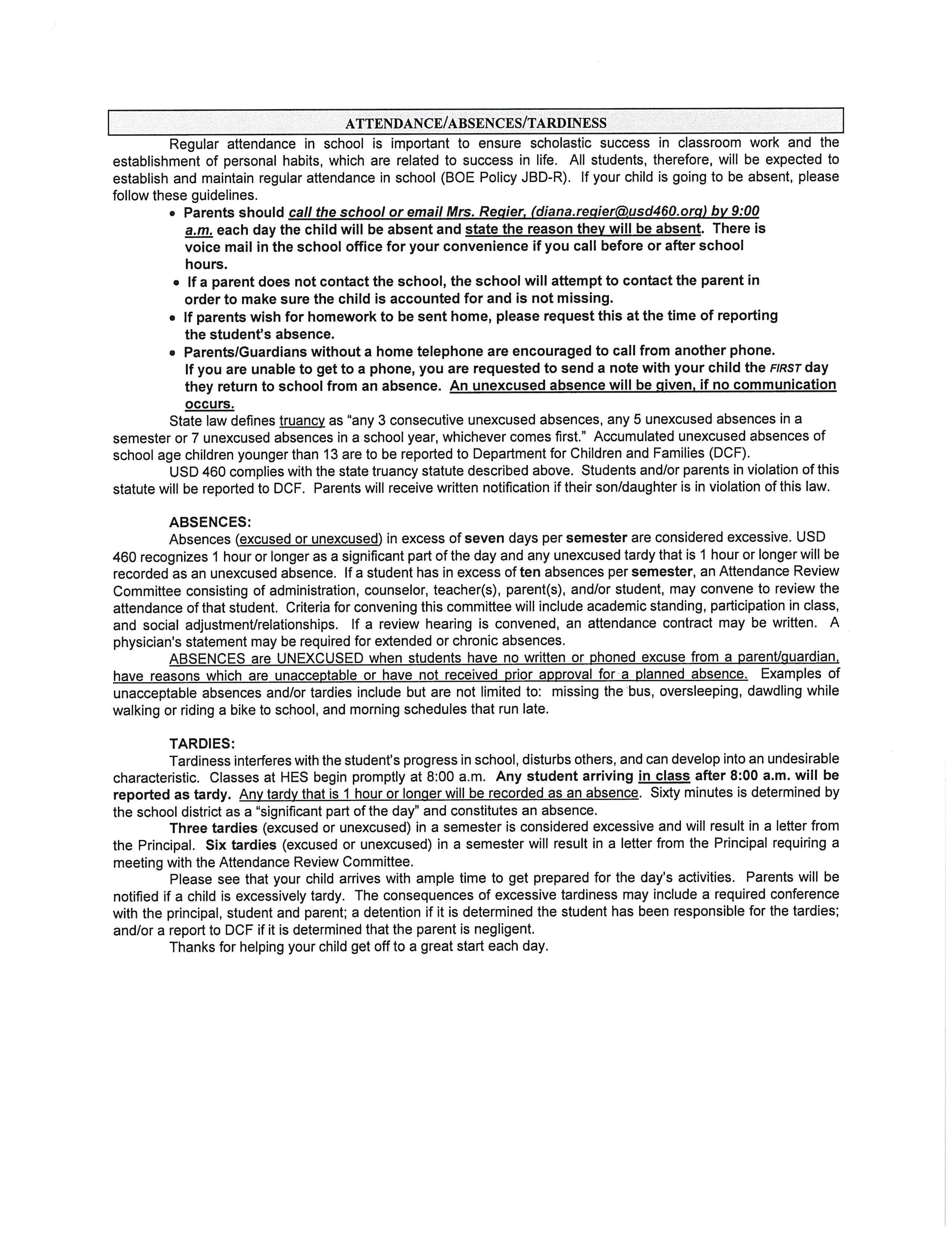 Documents Hesston Elementary School