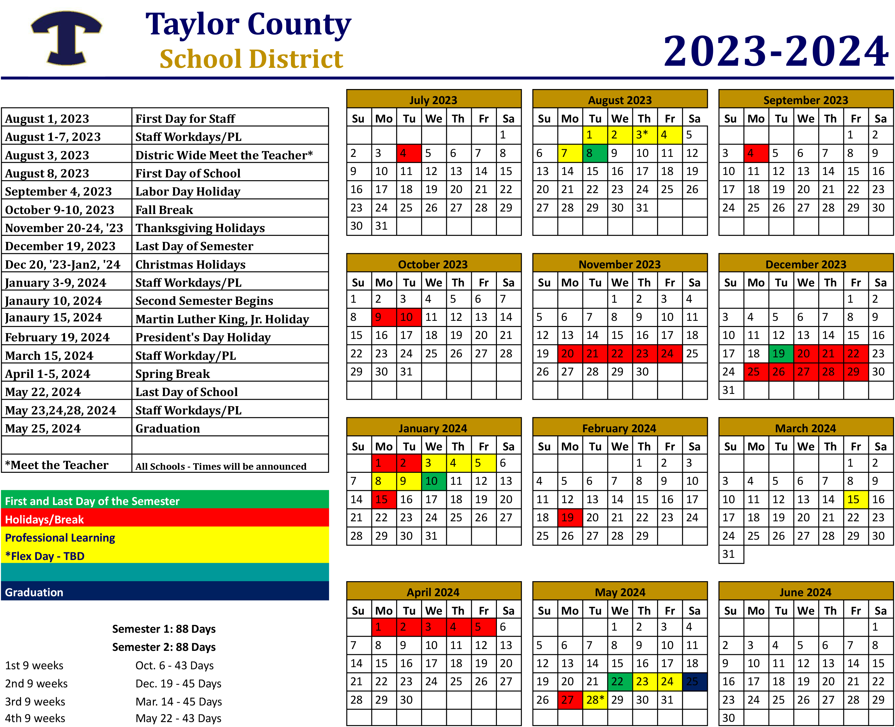 Documents | Taylor County Schools