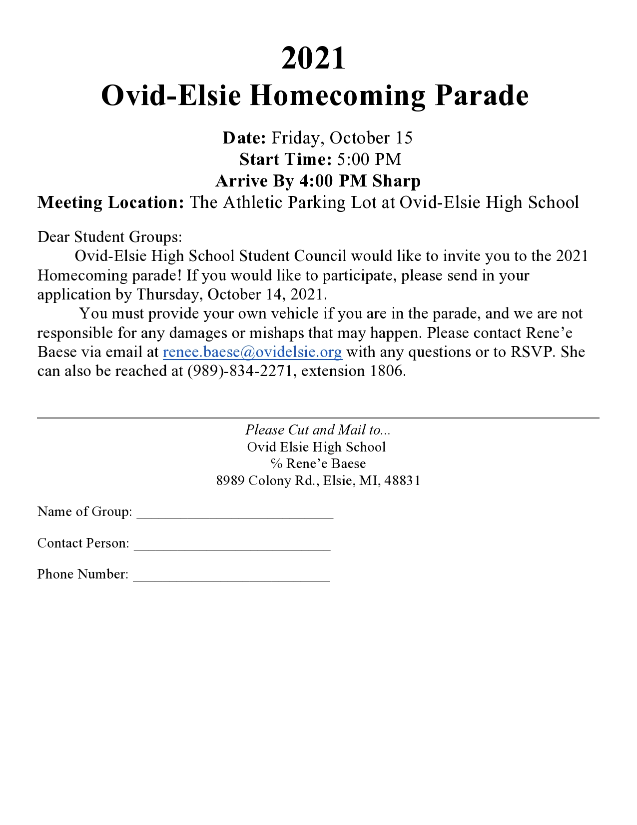 Documents OvidElsie Area Schools