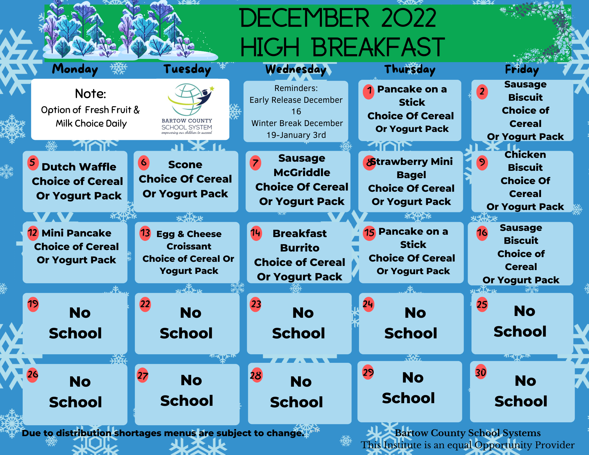 Documents | Bartow County School System