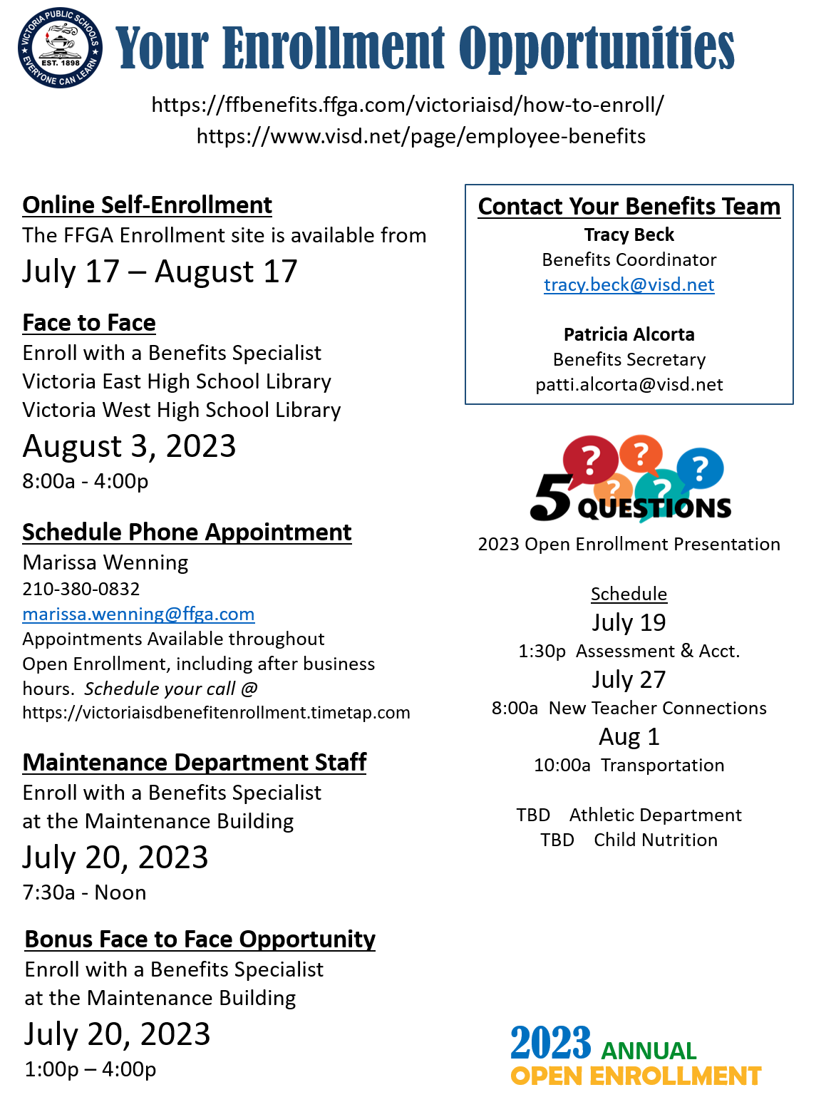 Documents | Victoria Independent School District