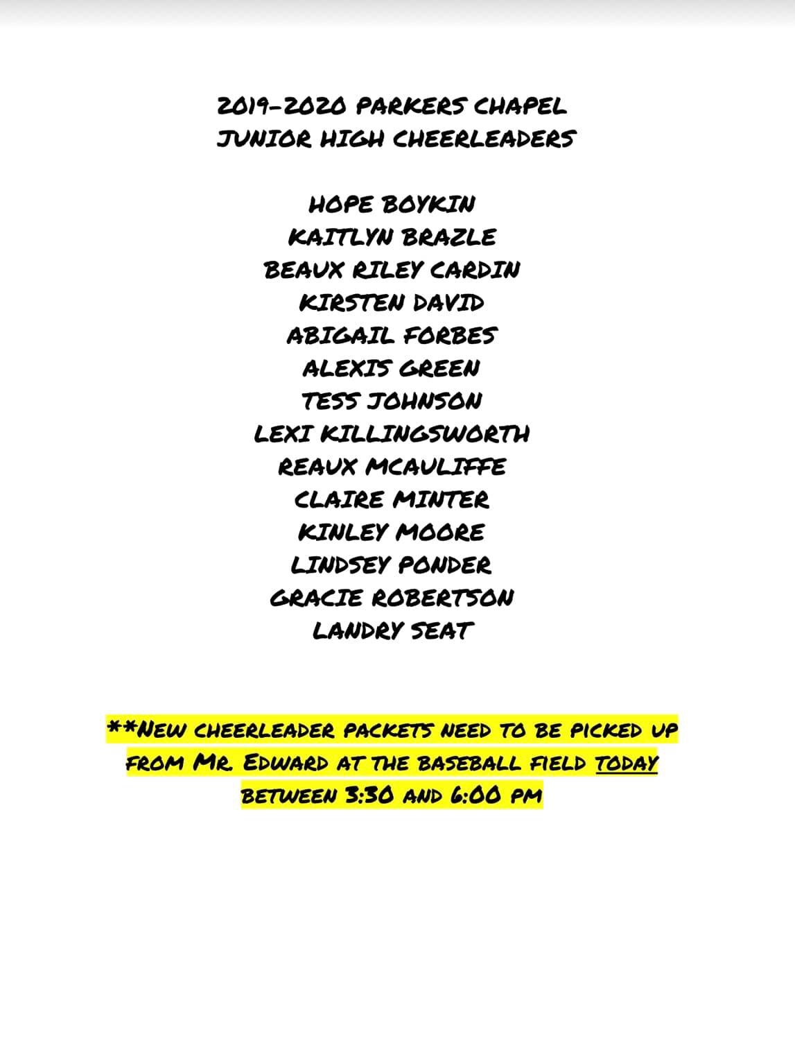 Documents Parkers Chapel School District