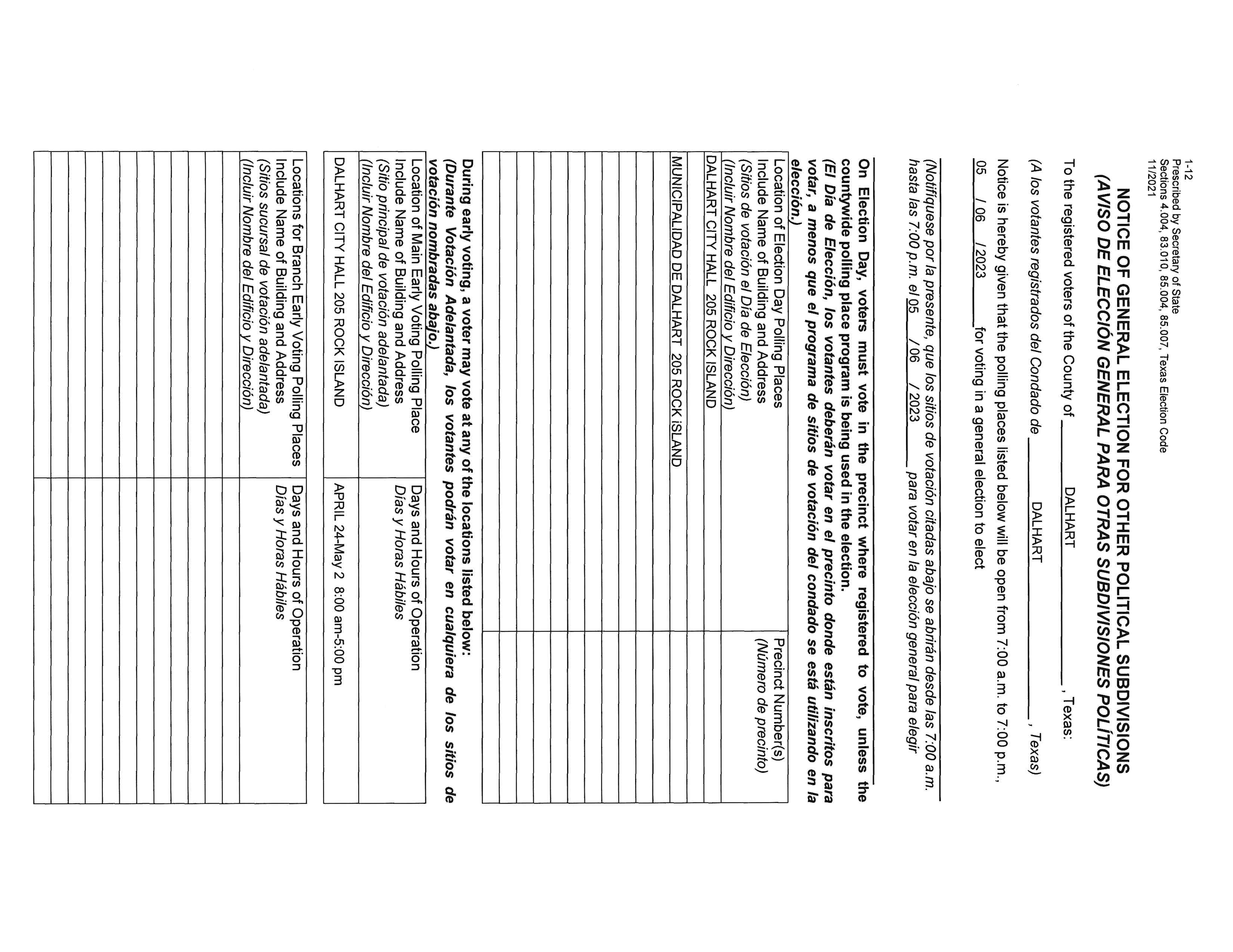 Documents Dalhart ISD
