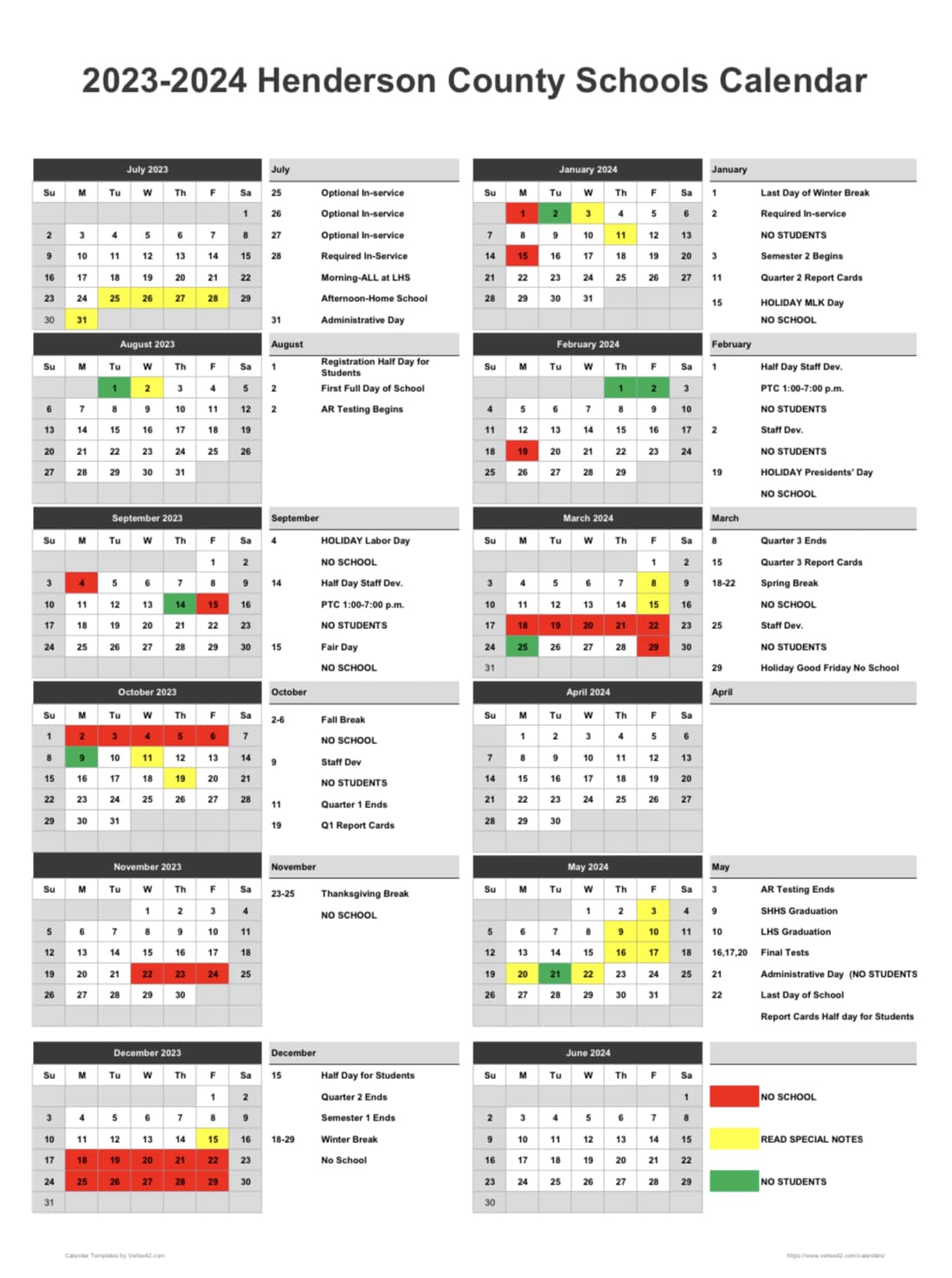 Henderson County School Calendar 2025 2025 Ava Lansell Henderson County School Calendar 2025 2025 Ava Lansell