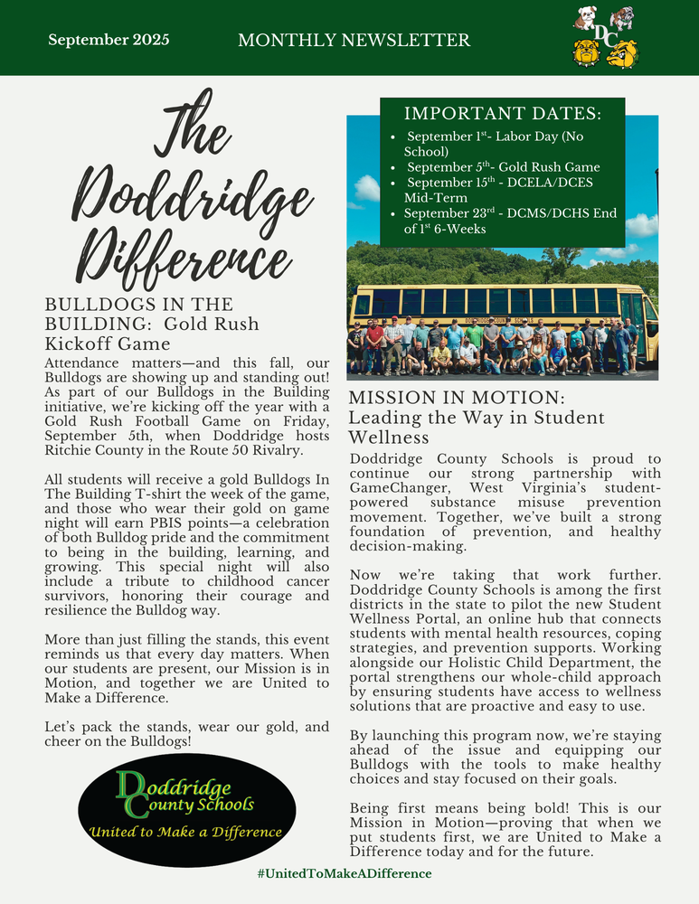 The Doddridge Difference - September 2025