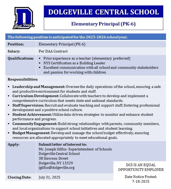 Vacancy Post