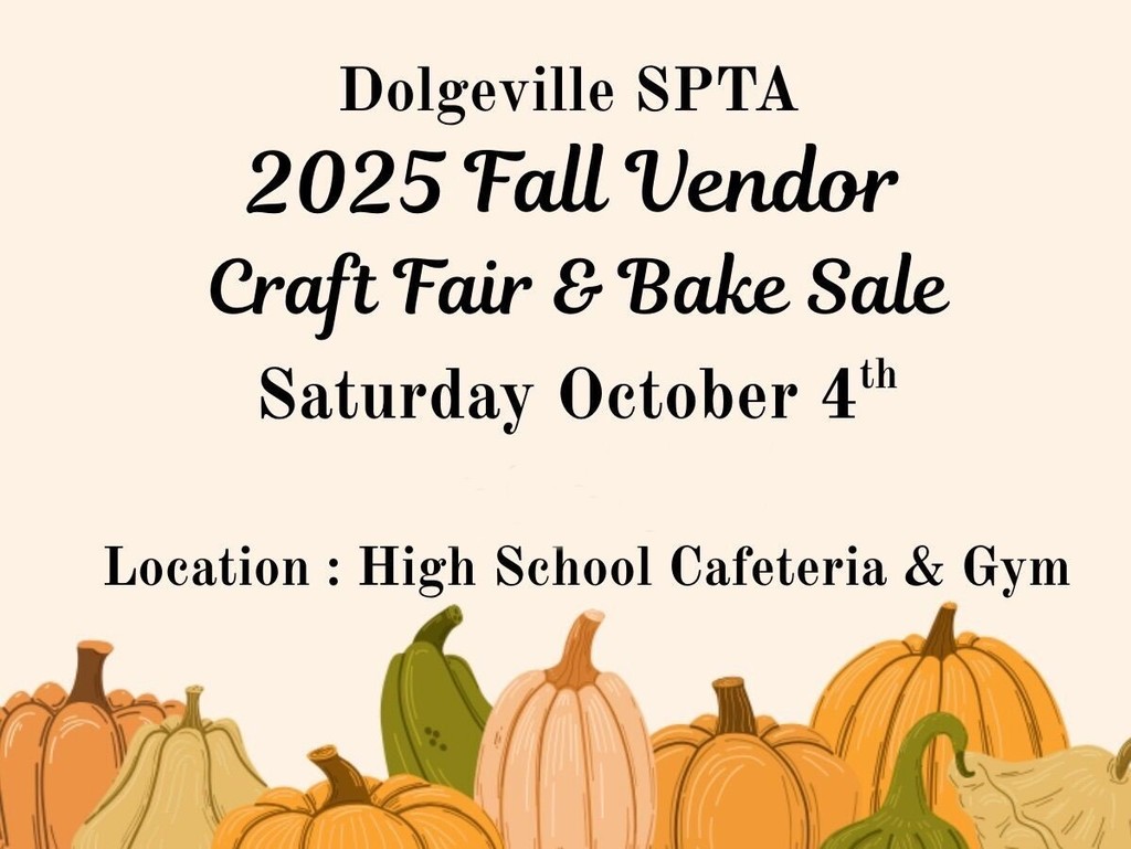 Craft Fair Advertisement- 10/4 from 10am to 4 pm