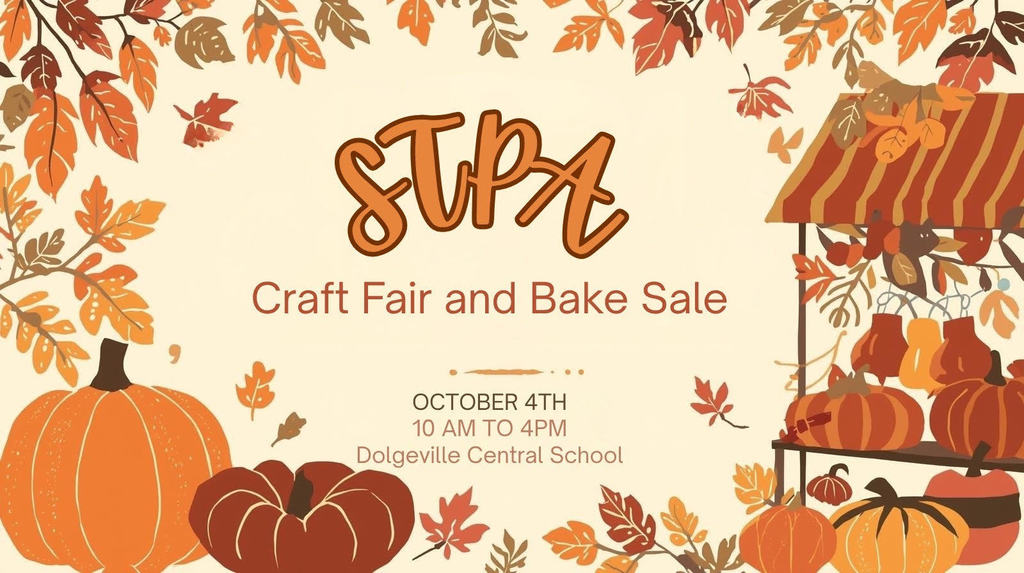 Craft Fair Advertisement- 10/4 from 10am to 4 pm