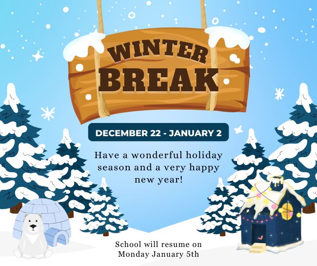 Winter Break FB Post