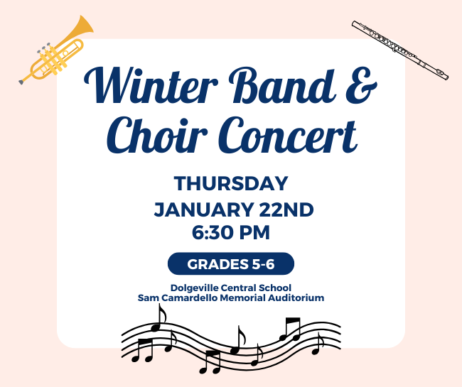 Winter Band & Choir Grades 56