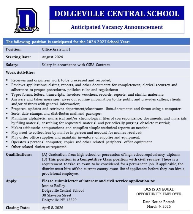 Anticipated-Vacancy-Post