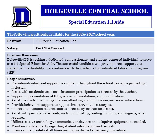 Special Education Vacancy