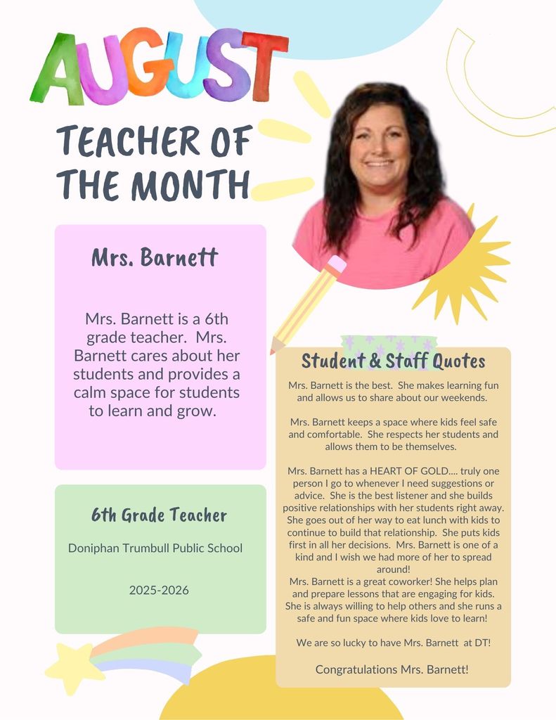 Aug25 Teacher of the Month