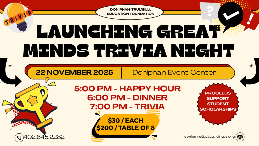 Launching Great Minds Trivia Night