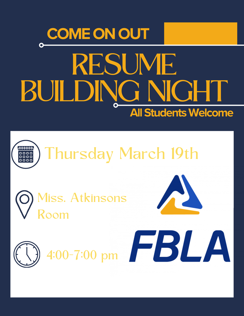FBLA Building a Resume Night