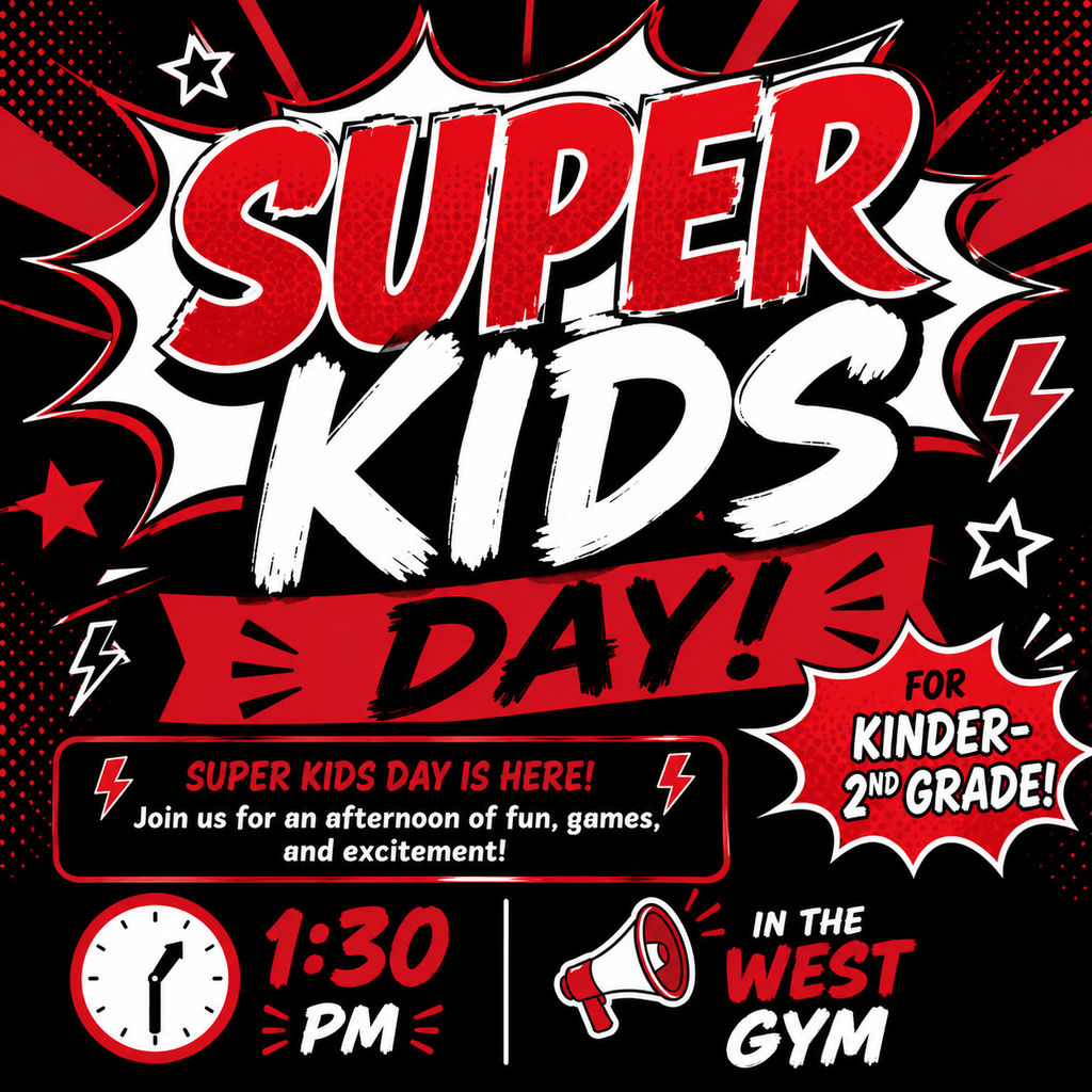 Join us May 18th for an afternoon of fun and games,📍 West Gym ⏰ Starts at 1:30 PM