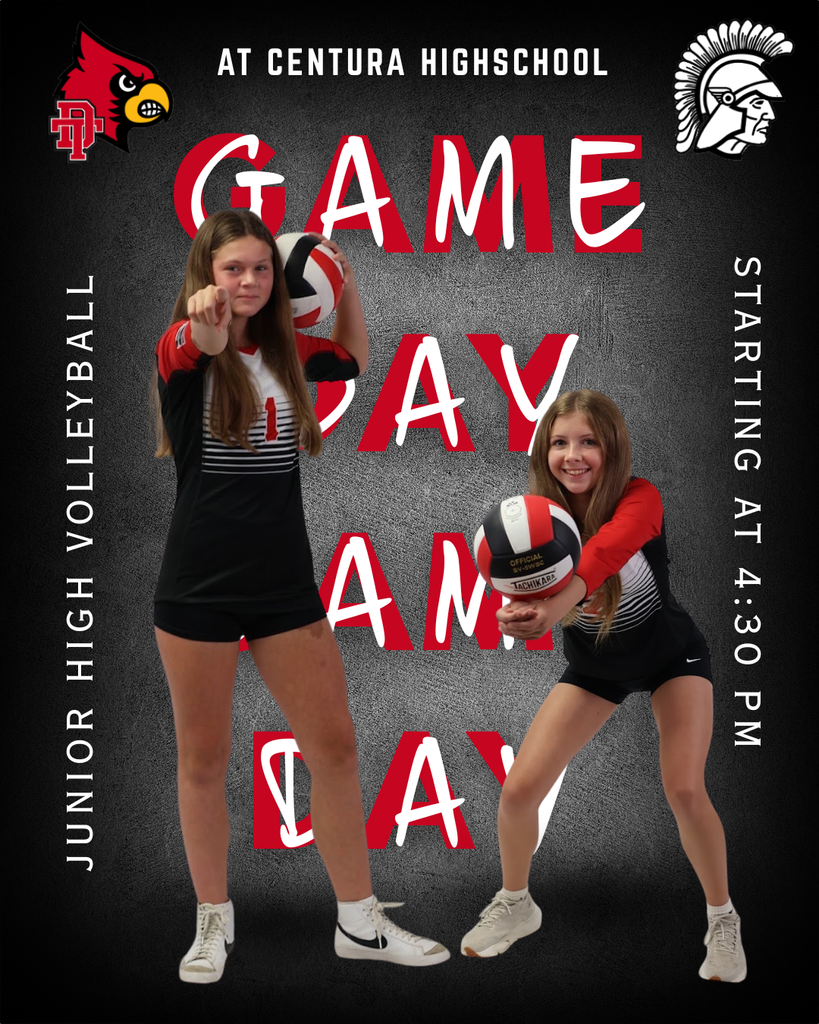 Junior high volleyball vs Centura