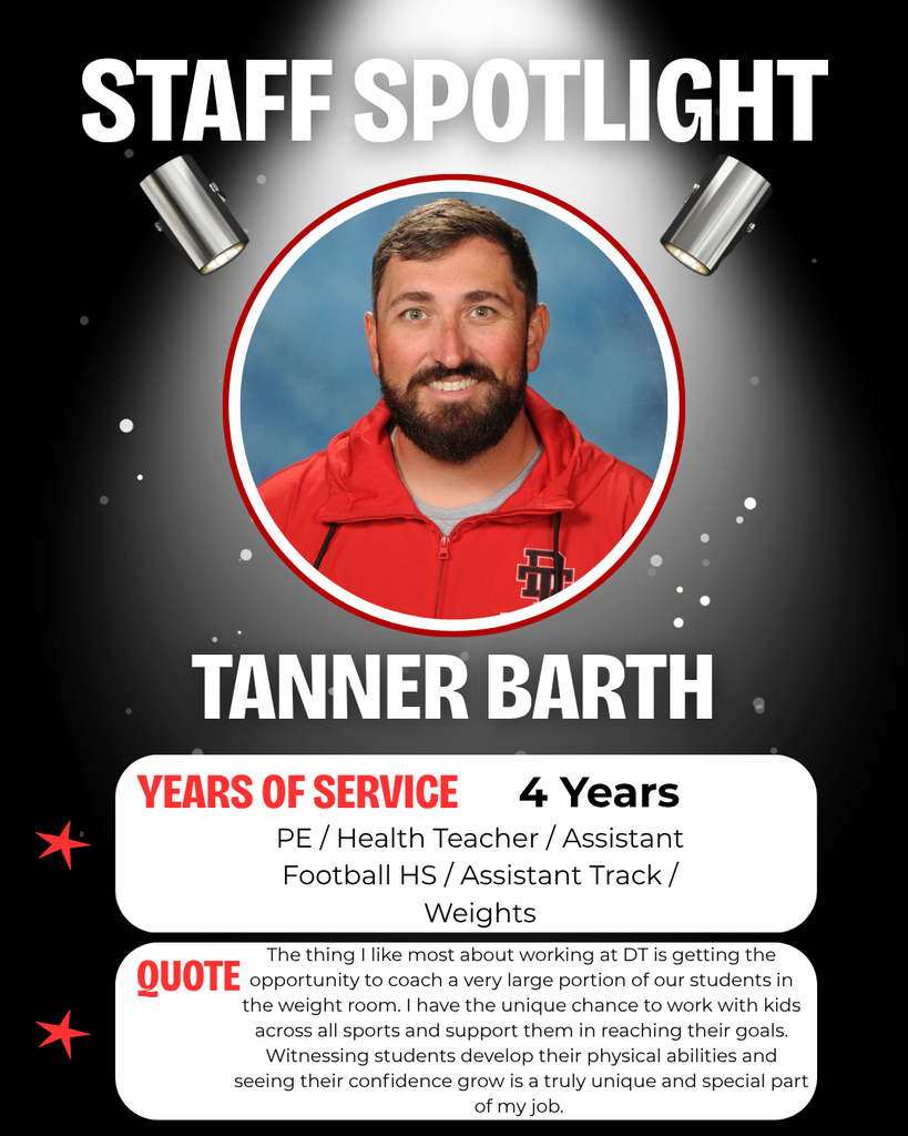 Staff Spotlight. Mr. Barth