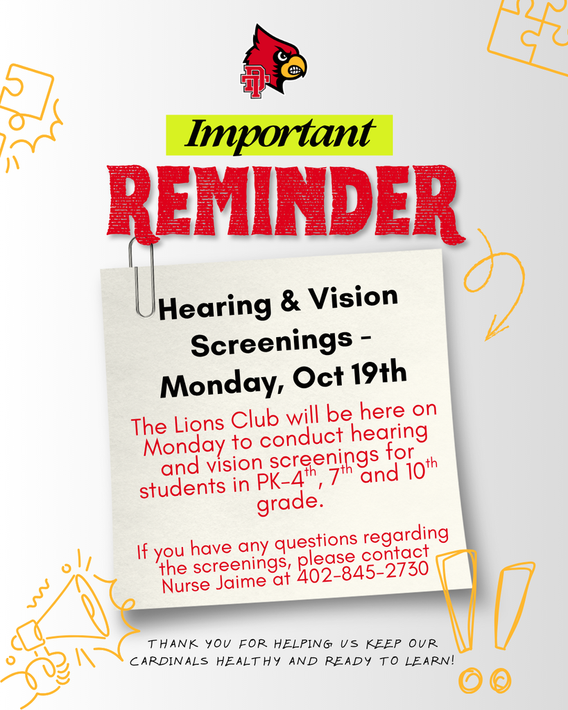 Hearing & Vision Screenings