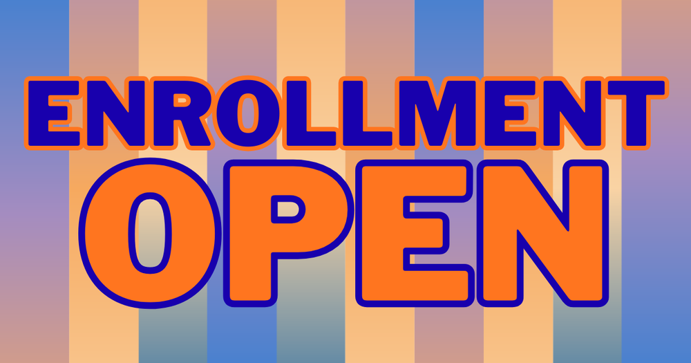 Enrollment open